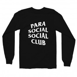 Parasocial Social Club Long Sleeve T (black)